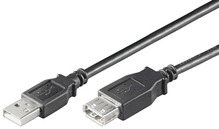 Kaabel MicroConnect Extension USB Type A Male, USB Type A Female, 1.8 m, must