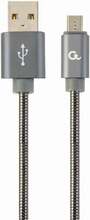 Kaabel Gembird CC-USB2S-AMMBM-2M-BG, USB-A, Micro USB, 2 m, hall