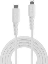 Kaabel Lindy 31315 USB Type C to Lightning, 0.5 m, valge