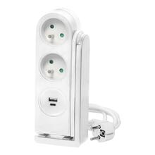 Pikendusjuhe Orno USB laadijaga ja vedruga kinnitusklambriga