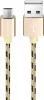 Kaabel Borofone BX24 Ring Current USB Micro USB, 2.4 A, 1 m, kuldne