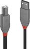 Kaabel Lindy 36677 USB 2.0 A-B, 10 m, antratsiit