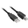 Kaabel Sharkoon USB 2.0 A-B, 2 m, must