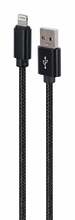 Kaabel Gembird CCDB-mUSB2B-AMLM-6, USB Type-A, Lightning, 1.8 m, must