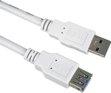 Kaabel PremiumCord USB 3.0 A-A, 3 m, valge