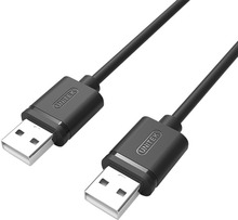 Kaabel Unitek Y-C442GBK USB 2.0 AM-AM, 1.5 m, must