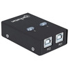 Jagaja Manhattan Hi-Speed USB 2.0, 1x2, automaatne