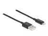 Kaabel Delock 83002 USB-A - Lightning, 1 m, must
