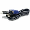 KVM kaabel Trendnet TKCU15, USB-A - D-Sub (VGA), 4,5 m, must