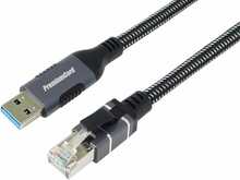 Kaabel PremiumCord USB 3.2 - LAN RJ45, 2 m