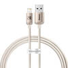 Kaabel Baseus CAJY001104, USB - Lightning, 2.4 A, 1.2 m, roosa
