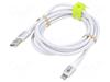 Kaabel Goobay 74512 Lightning USB-A, 2 m, valge
