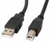 Kaabel Lanberg CA-USBA-10CC-0050-BK, USB 2.0, 5 m, must