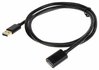 Kaabel Unitek Y-C457GBK, USB 3.0 AM-AF, 1 m, must