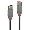 Kaabel Lindy Anthra Line USB 2.0 Type A to A, 36694, 3 m, must