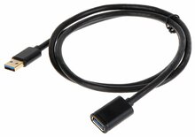 Kaabel Unitek Y-C457GBK, USB 3.0 AM-AF, 1 m, must
