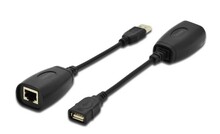 USB pikendaja Digitus, kuni 45 m, must