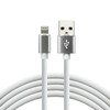 Kaabel EverActive CBS-1IW, USB-A/Lightning, 1 m, valge