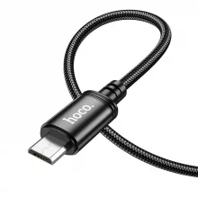 Kaabel Hoco X89 USB A - Micro USB, 2.4 A, 2 m, must