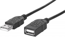 Kaabel StarTech Manhattan 308519, USB 2.0 A-A, 1 m, must