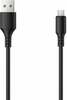 Kaabel Setty GSM109589, USB - Micro USB, 1 m, must