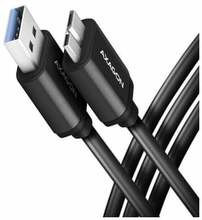 Kaabel Axagon BUMM3-AM10AB, Micro USB type B/USB-A, 1 m, must