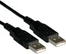 Kaabel Roline 11.02.8945 USB-A, 4,5 m, must