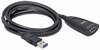Pikenduskaabel Delock USB 3.0, 5 m, must
