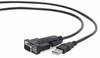 Kaabel Gembird UAS-DB9M-02, USB-A/DB9, 1.5 m, must