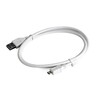 Kaabel Gembird CCP-MUSB2-AMBM-W-1M, USB 2.0, Micro USB, 1 m, valge