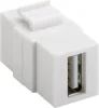 Keystone moodul Goobay 79909, USB 2.0 A, valge