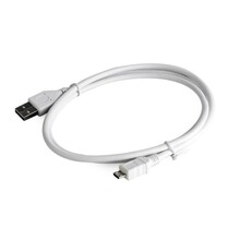 Kaabel Gembird CCP-MUSB2-AMBM-W-1M, USB 2.0, Micro USB, 1 m, valge
