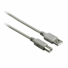 Kaabel Hama USB A - USB B, 3 m, hall