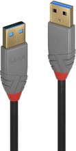 Kaabel Lindy 36750 USB 3.2 Type A M/M, 0,5 m, must