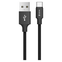 Kaabel Devia Pheez, Micro USB, 5V 2.4A, 1 m, punane/must
