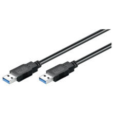 Kaabel Goobay USB 3.0 SuperSpeed, 3 m, must