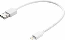 Kaabel Sandberg 441-19 USB - Lightning MFI, 0.2 m, valge