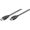 USB 3.0 pikenduskaabel Goobay, 3 m, must
