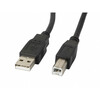Kaabel Lanberg CA-USBA-11CC-0018-BK, USB 2.0 A-B, 1,8 m, must