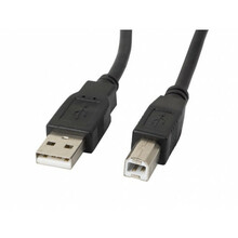 Kaabel Lanberg CA-USBA-11CC-0018-BK, USB 2.0 A-B, 1,8 m, must