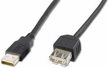 Kaabel Assmann AK-300200-030-S USB 2.0, 3 m, must