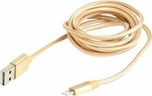 Kaabel Gembird CCB-mUSB2B-AMLM-6-G, USB - Lightning, 1.8 m, kuldne
