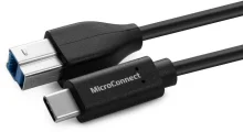 Kaabel MicroConnect USB-C-USB-B, USB 3.2 Gen 1, 5 m, must