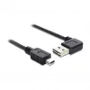 Kaabel Delock USB 2.0 A - miniUSB, 1 m, must