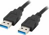 Kaabel Lanberg CA-USBA-30CU-0005-BK, USB 3.0, 0.5 m, must