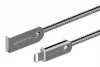 Kaabel Somostel SMS-BJ01 USB Type C/USB Type A, 100 cm, hõbe