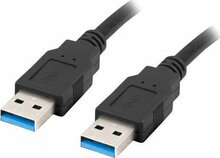 Kaabel Lanberg CA-USBA-30CU-0005-BK, USB 3.0, 0.5 m, must