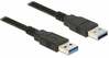 Kaabel Delock USB 3.0 A male to A male, 2 m, must