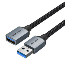 Pikenduskaabel Vention CBLHI USB-A 3.0 A M-F, 3 m, must