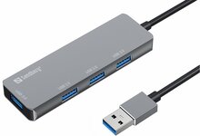 USB jagaja Sandberg 333-67, 1 x USB 3.0 + 3 x USB 2.0